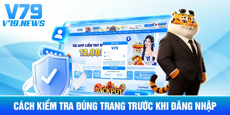 Cách Kiểm Tra Đúng Trang Trước Khi Đăng Nhập